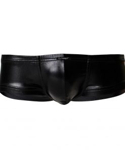 C4M Booty Shorts Black Leatherette