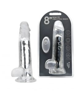 Loving Joy 8 Inch Remote Vibrating Dildo