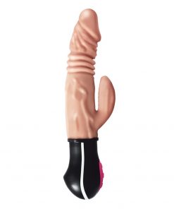 Realistic Warming & Thrusting Vibrating Dildo Flesh
