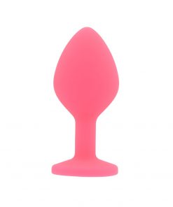 Toosh Pink Silicone Butt Plug Medium