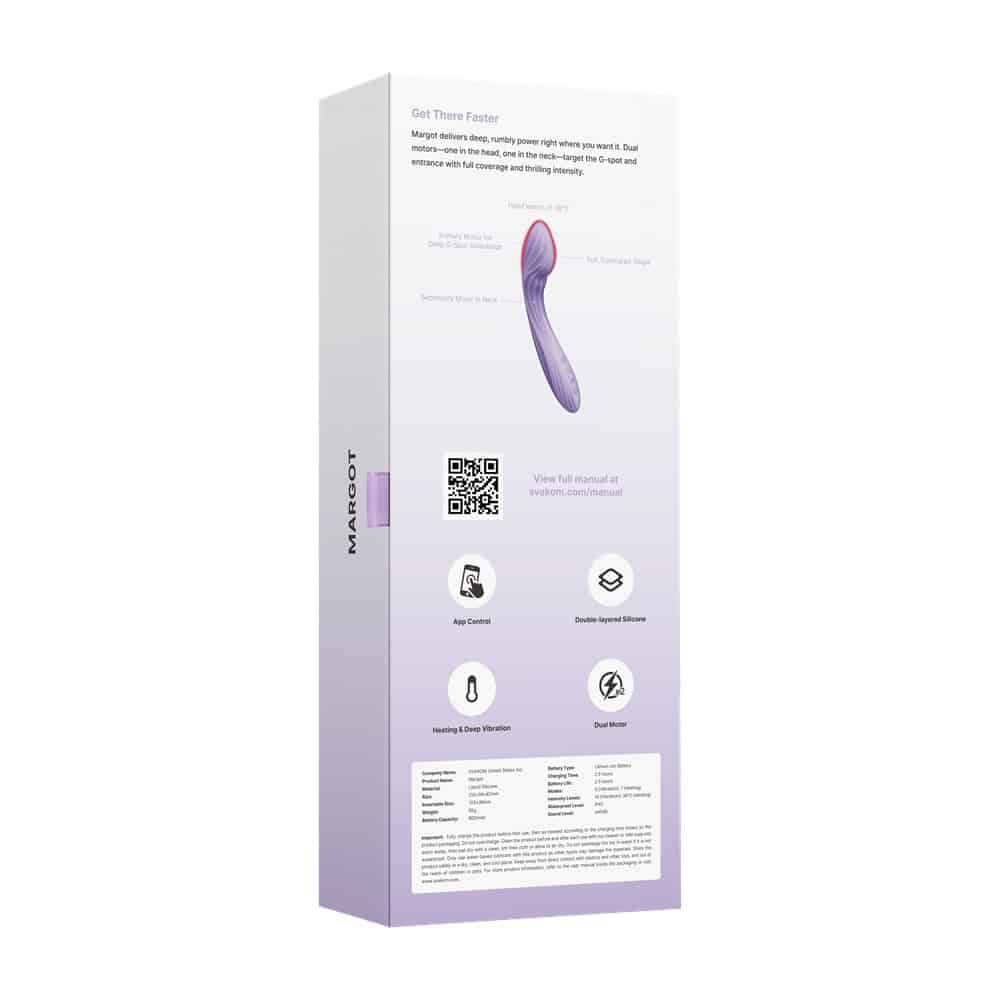 Svakom Margot G-Spot Vibrator Lilac
