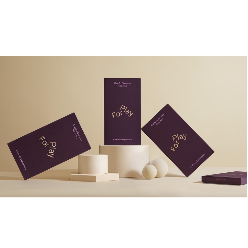 For Play His & Hers Couples Chocolates - Milk Chocolate Edition