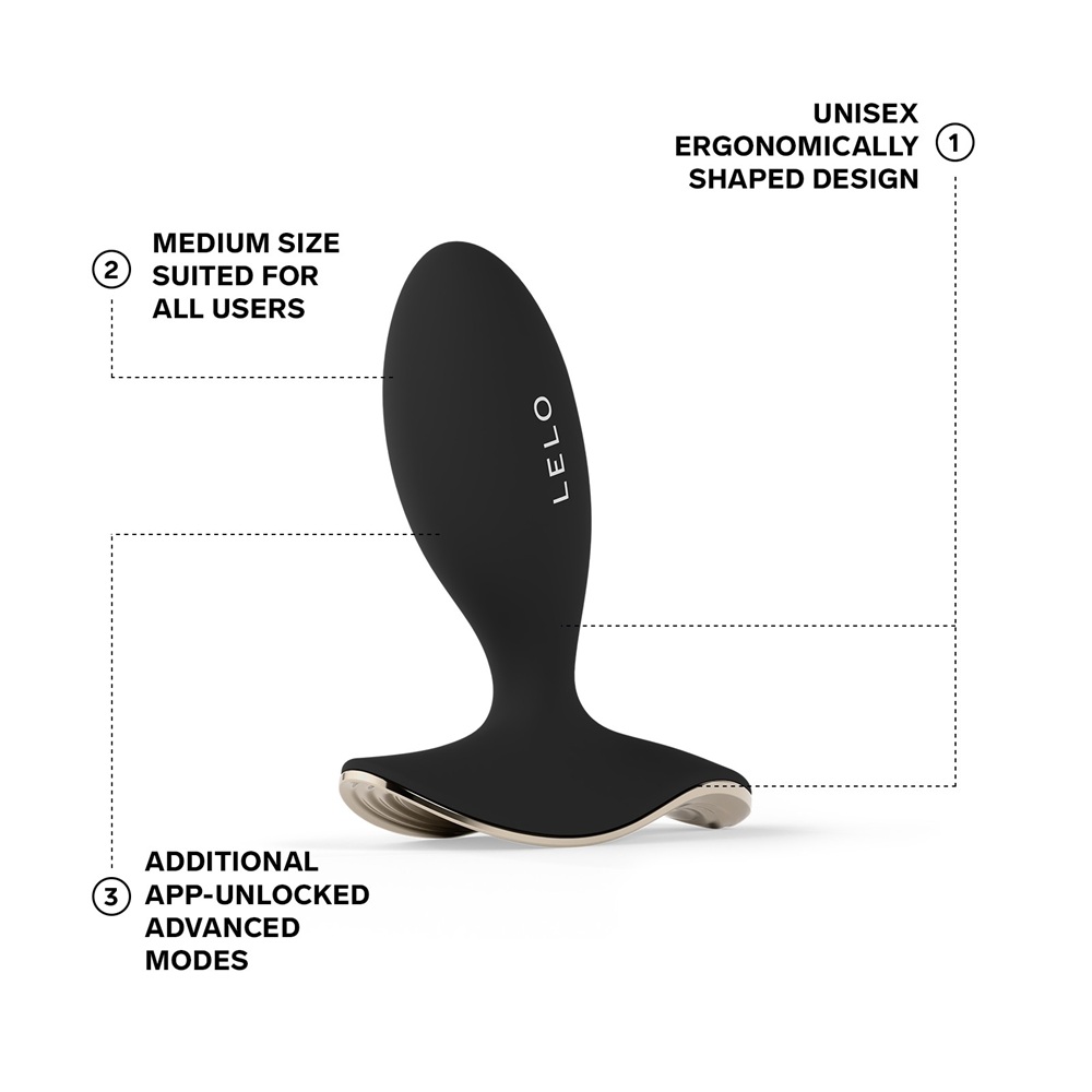 LELO Surfer 2 Unisex Anal Vibrating Plug Cyber Purple