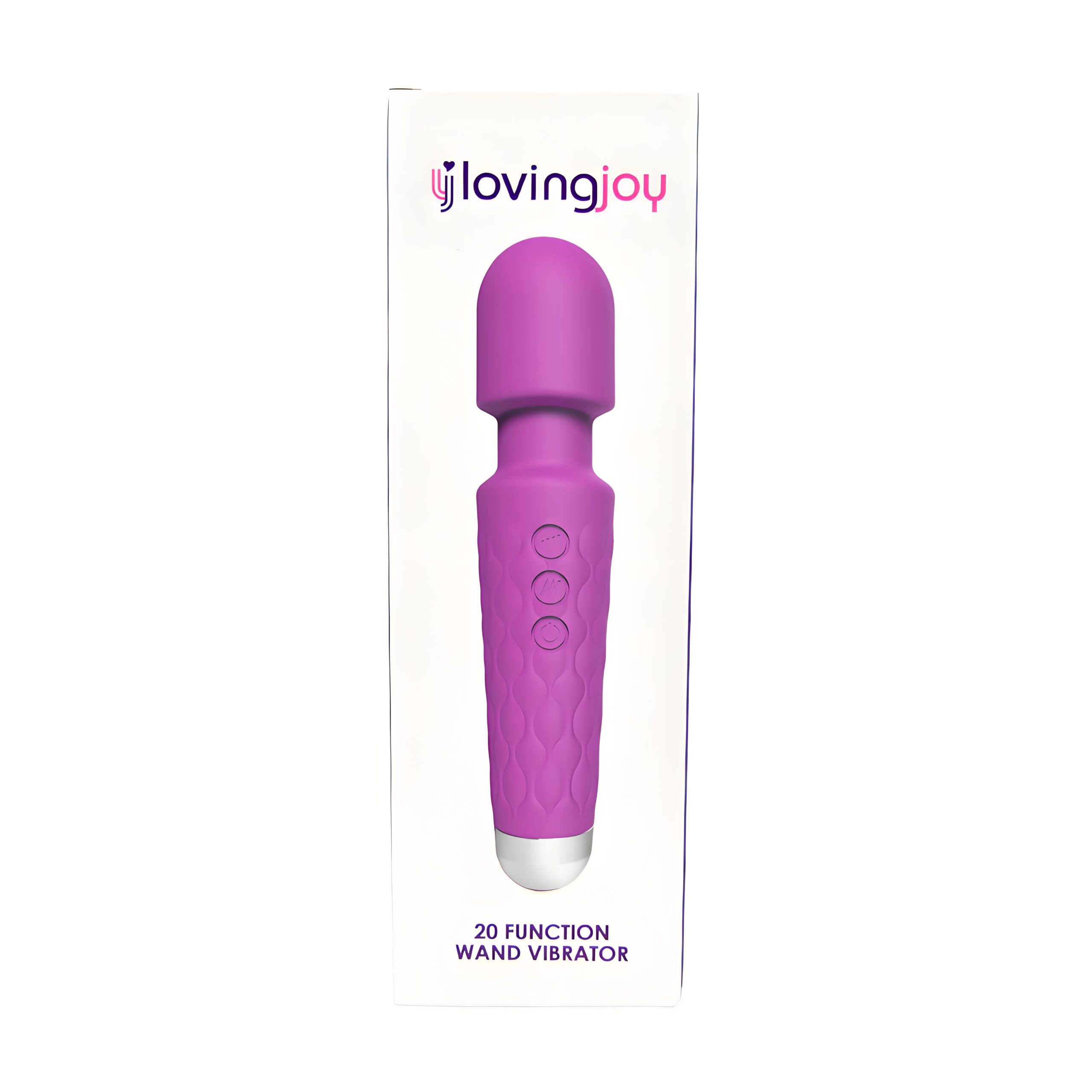 Loving Joy 20 Function Wand Vibrator Purple