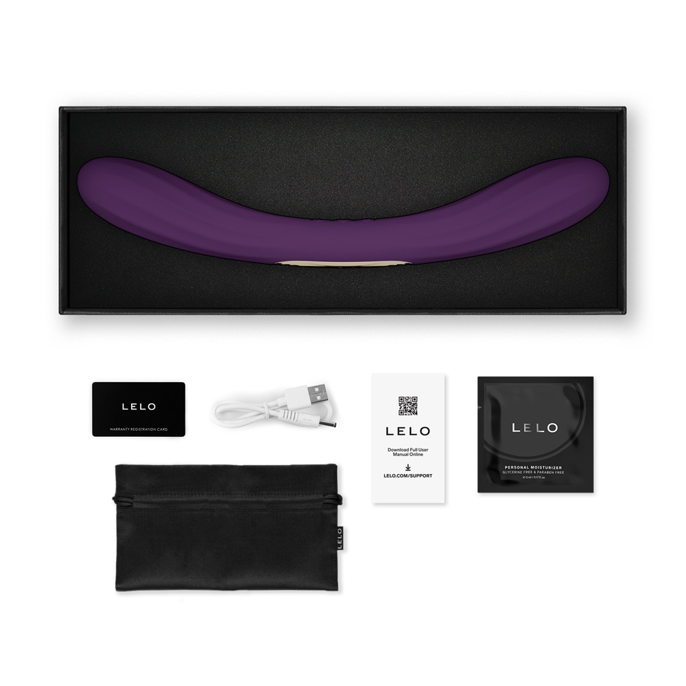 LELO Boomerang Dual Ended Vibrator Purple - Wicked Sex Toys