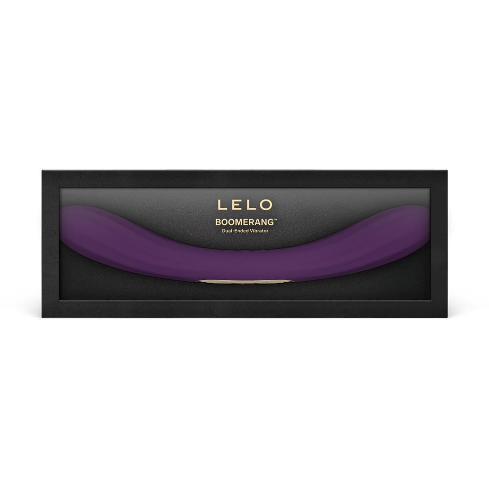 LELO Boomerang Dual Ended Vibrator Purple - Wicked Sex Toys