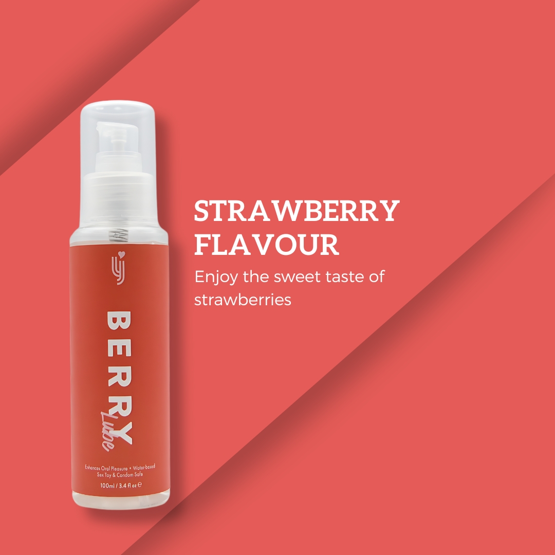 Loving Joy Strawberry Flavoured Lubricant 100ml - Wicked Sex Toys