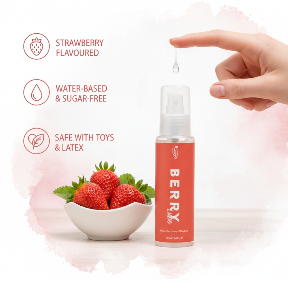 Loving Joy Strawberry Flavoured Lubricant 100ml - Wicked Sex Toys